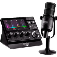 Hercules Stream Essentials Kit , Set schwarz, Bundle Stream 200 XLR + HXD-700