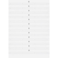 Merten Beschriftungsstreifen zum individuellen Beschriften, Beschriftungsgerät weiß, Retail