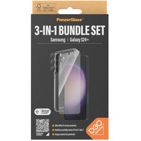 PanzerGlass 3-in-1 Schutz Set transparent, Samsung Galaxy S24 Plus, EasyAligner