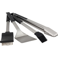 Broil King Grillbesteck-Set Baron, 4-teilig schwarz/edelstahl