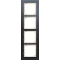 Busch-Jaeger Abdeckrahmen 4-fach grau, Retail