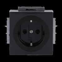 Busch-Jaeger Objektsteckdose 20 Euro-Steckdosen-Anschluss (Typ F) anthrazit, Retail