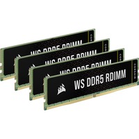 Corsair DIMM 64 GB DDR5-6000 ECC (4x 16 GB) Quad-Kit, Arbeitsspeicher schwarz, CMA64GX5M4B6000Z40, WS, INTEL XMP