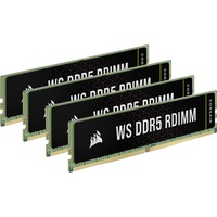 Corsair DIMM 64 GB DDR5-6000 (4x 16 GB) Quad-Kit ECC, Arbeitsspeicher schwarz, CMA64GX5M4B6000Z40, WS, INTEL XMP