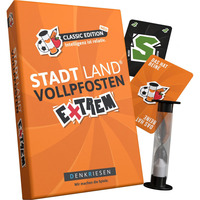 Denkriesen Stadt Land Vollpfosten Extrem Classic Edition, Brettspiel 
