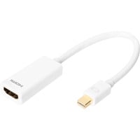 Digitus Mini DisplayPort auf HDMI Adapter / Konverter weiß, HDMI, DP 1.1a, DP++ Dual-Mode