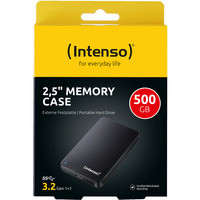 Intenso Memory Case 2,5" 500 GB Refurbished, Externe Festplatte Micro-USB-B 3.2 (5 Gbit/s)