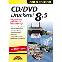 Markt+Technik CD/DVD Druckerei 8.5 Gold Edition, Recording-Software Deutsch