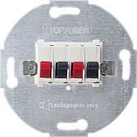 Merten Lautsprechereinsatz zwei-fach weiß, Retail