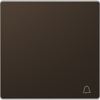 Merten Wippe mit Kennzeichnung Klingel für Wechselschalter Kreuzschalter und Taster Einsatz System Design bronze, Retail