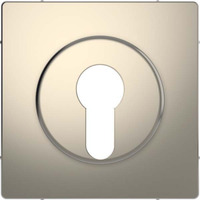 Merten Zentralplatte Wechsel-Rastschalter grau, Retail