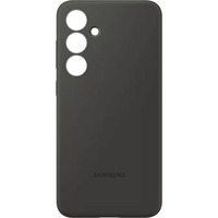 SAMSUNG Silicone Case, Handyhülle schwarz, Samsung Galaxy S24 FE