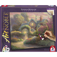 Schmidt Spiele My ArtNOBLE Thomas Kinkade - Rosebud Cottage, Malen 
