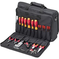 Wiha Werkzeug-Set Service-Techniker rot/gelb, 30-teilig, mit Laptop-Tasche