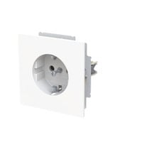 0 Schutzkontakt Steckdose Safety Plus weiß, Retail