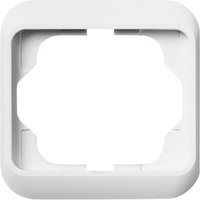 Busch-Jaeger Rahmen einfach Abdeckrahmen studioweiß hochglanz alpha 1721-24G weiß (glänzend), Retail