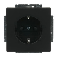 Busch-Jaeger Schutzkontaktsteckdose Einsatz Typ F 20 EUCRB-885 schwarz, Retail