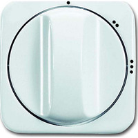 Busch-Jaeger Zentralscheibe Auswechselbar für Dreistufen-Drehschalter, Abdeckung weiß, Retail