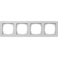 Gira Abdeckrahmen vierfach grau, Retail