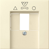 Gira Zentralplatte cws-gl für TDO-Anschlussdose, Abdeckung weiß, Retail