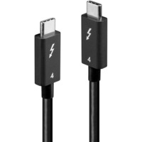 Lindy Thunderbolt 4 Kabel, 40 Gbit/s, passiv schwarz, 1 Meter