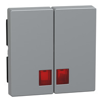 Merten Doppelwippe Aluminium aluminium, Retail