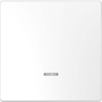 Merten Wippe mit Kontrollfenster für Kontrollschalter- und Taster-Einsatz, einteilig, glänzend weiß (glänzend), Retail