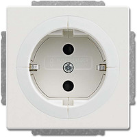 Busch-Jaeger Objektsteckdose 20 Eurosteckdose Typ F weiß, Retail