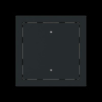 Busch-Jaeger Wippe für Elektroniktaster einfach schwarz, Retail