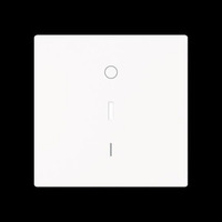 Busch-Jaeger Wippe mit Aufdruck weiß, Retail