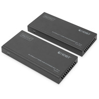 Digitus 4K HDBaseT HDMI KVM Extender Set, HDMI Verlängerung schwarz, 70 m