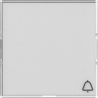 Gira Wippe mit großem Beschriftungsfeld und Symbol Klingel Retail