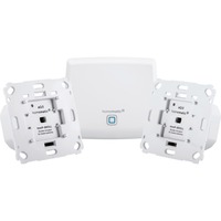 Homematic IP Starterset Rolladenaktor Access Point (HMIP-HAP), 2x Rollladenaktor für Markenschalter (HmIP-BROLL)