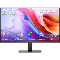 Koorui E2411H, LED-Monitor 60.5 cm (23.8 Zoll), schwarz, FullHD, IPS, HDMI, VGA, 120Hz Panel