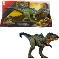 Mattel Gigantic Trackers Tyrannotitan Actionfigur basierend auf Jurassic World Film, Spielfigur 