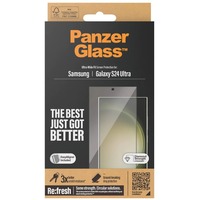 PanzerGlass DisplayschutzUltra-Wide Fit, Schutzfolie transparent, Samsung Galaxy S24 Ultra, EasyAligner