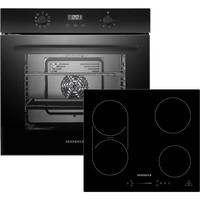 Respekta ASET7006600I, Backofen-Set schwarz