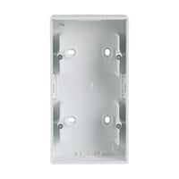 Busch-Jaeger Aufputzgehäuse zwei fach matt weiß (matt), Retail