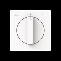 Busch-Jaeger Zentralscheibe mit Pfeil auf/ab, Abdeckung weiß, Retail