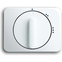 Busch-Jaeger Zentralscheibe stufen Drehschalter glänzend für Dreistufen Drehschalter, Abdeckung weiß (glänzend), Retail