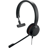 Jabra Evolve 20, Headset schwarz, UC, USB-C und USB-A, Mono
