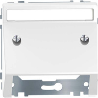 Merten Schrägauslass, Abdeckung weiß, Retail