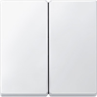 Merten Wippe für Serienschalter, zweiteilige Ausführung, mit Kontrollfenster, matt, Thermoplast weiß (matt), Retail