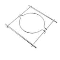 Broil King Wok-Ring aus Edelstahl, Halterung edelstahl, für Infrarotbrenner und Seitenkocher