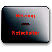 Busch-Jaeger Wippe platin mit Aufdruck Heizung-Notschalter 1789 H-20 platin, Retail