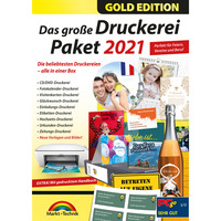 Markt+Technik Das große Druckerei Paket Gold Edition, Grafik, Publishing-Software Deutsch, 1 Lizenz