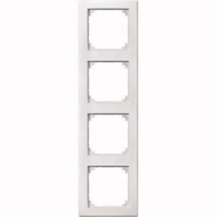 Merten Rahmen vierfach waagerecht und senkrecht montierbar weiß, Retail