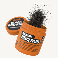 SizzleBrothers Black BBQ Rub, Gewürz 105 g, Streudose