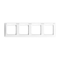 Busch-Jaeger Rahmen vierfach 1734 NS-914 weiß, Retail