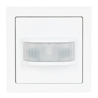 Busch-Jaeger Set Komfort Bewegungsmelder mit Relais-Einsatz und Abdeckrahmen wireless weiß, Retail